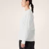 T-shirt à col rond et manches longues Kragg Cotton Bird pour femme