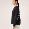 T-shirt à col rond et manches longues Kragg Cotton Bird pour femme
