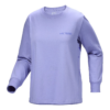 T-shirt à col rond et manches longues Kragg Cotton Bird « Purple »