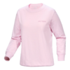 T-shirt à col rond et manches longues Kragg Cotton Bird « Rose »