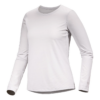 T-shirt à col rond et manches longues Taema « Gris »