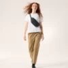 T-shirt à col rond Kragg SL Cotton Emblem SS pour femme
