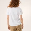 T-shirt à col rond Kragg SL Cotton Emblem SS pour femme