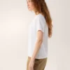 T-shirt à col rond Kragg SL Cotton Emblem SS pour femme
