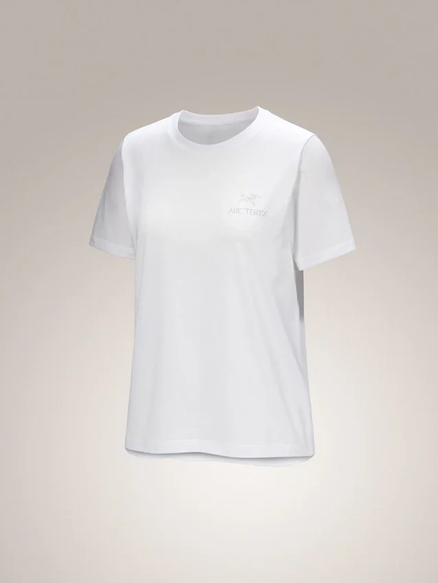 T-shirt à col rond Kragg SL Cotton Emblem SS pour femme