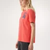 T-shirt à col rond Kragg SL Cotton Superbloom SS pour femme