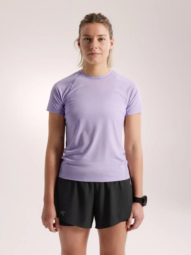 T-shirt à col rond Norvan SS pour femme
