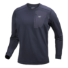 T-shirt à col rond Rho LT « Bleu marine »