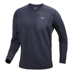 T-shirt à col rond Rho LT « Bleu marine »