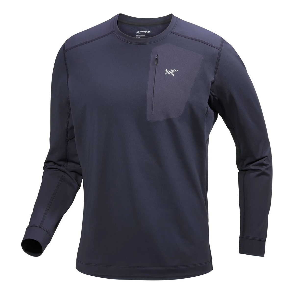T-shirt à col rond Rho LT « Bleu marine »
