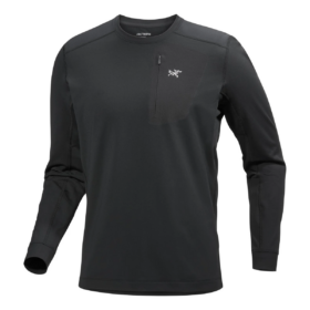 T-shirt à col rond Rho LT « Noir »