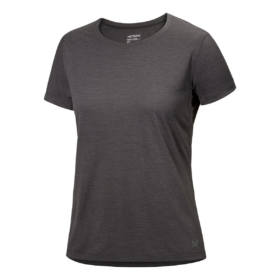 T-shirt à col rond Taema « Noir »