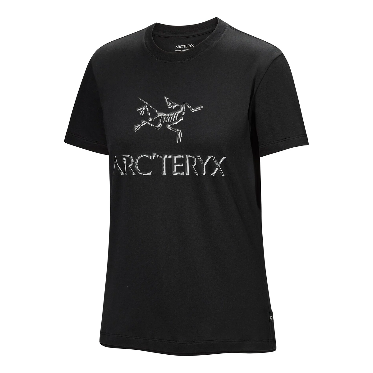 T-shirt en coton « Arc » « Black Solitude »
