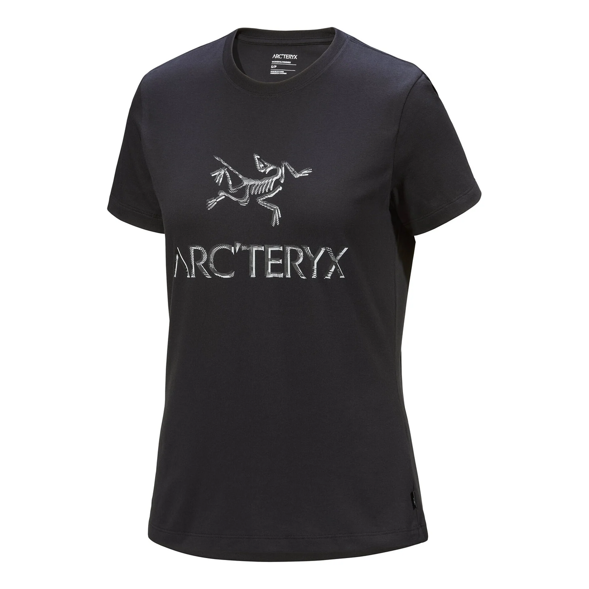 T-shirt en coton « Arc » « Noir »