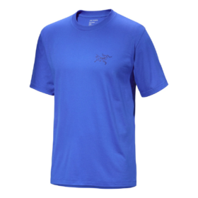T-shirt en coton Kragg SL à manches courtes « Blue »