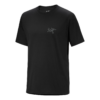 T-shirt en coton Kragg SL à manches courtes « Noir »