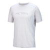 T-shirt Ionia en laine mérinos « Arc » avec logo en lettres « SS » « Gris »