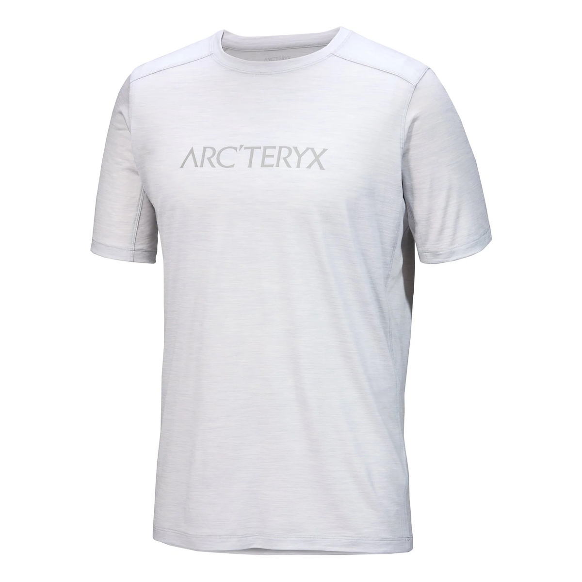 T-shirt Ionia en laine mérinos « Arc » avec logo en lettres « SS » « Gris »