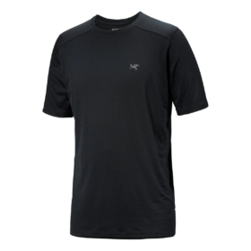 T-shirt Ionia en laine mérinos à manches courtes « Black »