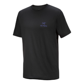 T-shirt Kragg SL Cotton Bird Word « Noir Violet »