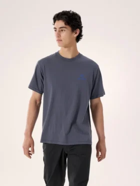 T-shirt Kragg SL en coton avec motif « Bird Word » à manches courtes pour homme