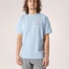 T-shirt Kragg SL en coton avec motif « Bird Word » à manches courtes pour homme