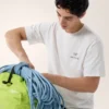 T-shirt Kragg SL en coton avec motif « Bird Word » à manches courtes pour homme