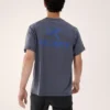 T-shirt Kragg SL en coton avec motif « Bird Word » à manches courtes pour homme