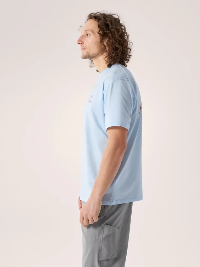 T-shirt Kragg SL en coton avec motif « Bird Word » à manches courtes pour homme