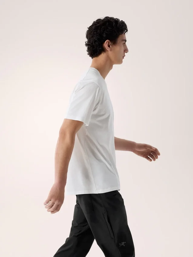 T-shirt Kragg SL en coton avec motif « Bird Word » à manches courtes pour homme