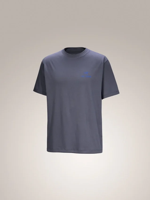 T-shirt Kragg SL en coton avec motif « Bird Word » à manches courtes pour homme