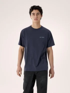 T-shirt Kragg SL en coton « Blurred Bird » à manches courtes pour homme