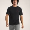 T-shirt Kragg SL en coton « Blurred Bird » à manches courtes pour homme