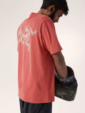 T-shirt Kragg SL en coton « Blurred Bird » à manches courtes pour homme