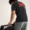 T-shirt Kragg SL en coton « Blurred Bird » à manches courtes pour homme