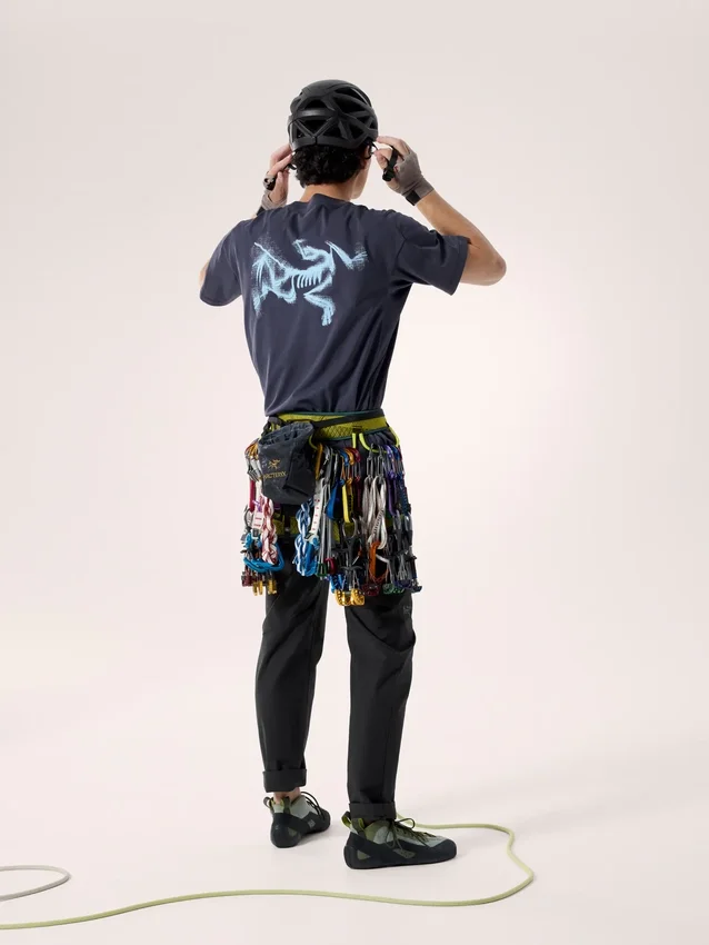T-shirt Kragg SL en coton « Blurred Bird » à manches courtes pour homme