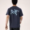 T-shirt Kragg SL en coton « Blurred Bird » à manches courtes pour homme
