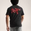 T-shirt Kragg SL en coton « Blurred Bird » à manches courtes pour homme