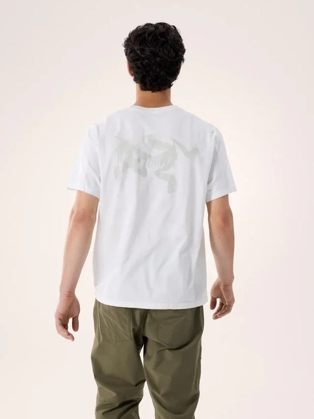 T-shirt Kragg SL en coton « Blurred Bird » à manches courtes pour homme