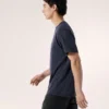 T-shirt Kragg SL en coton « Blurred Bird » à manches courtes pour homme