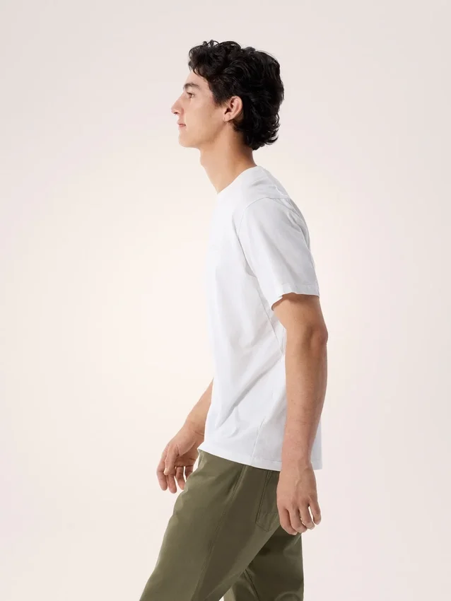 T-shirt Kragg SL en coton « Blurred Bird » à manches courtes pour homme