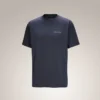 T-shirt Kragg SL en coton « Blurred Bird » à manches courtes pour homme