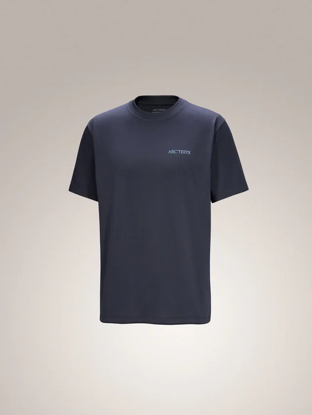 T-shirt Kragg SL en coton « Blurred Bird » à manches courtes pour homme