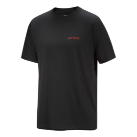T-shirt Kragg SL en coton « Blurred Bird » « Noir »