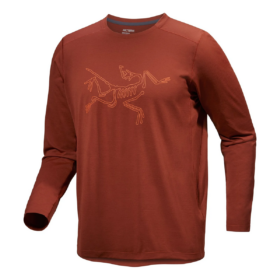 T-shirt à manches longues Cormac Logo « Brown »