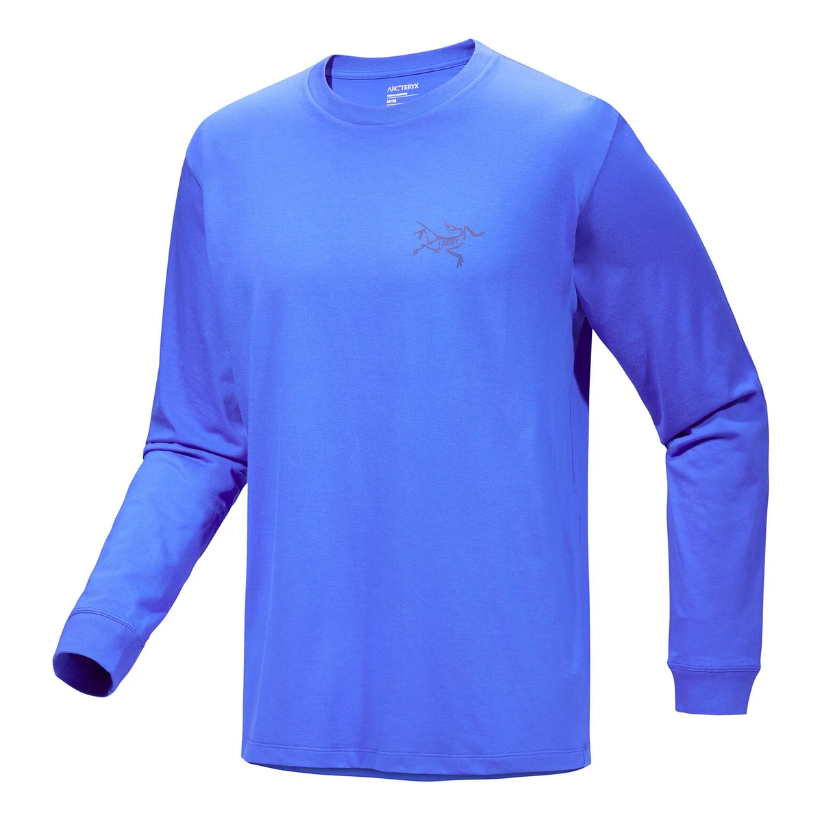 T-shirt à manches longues en coton Kragg SL « Bleu »
