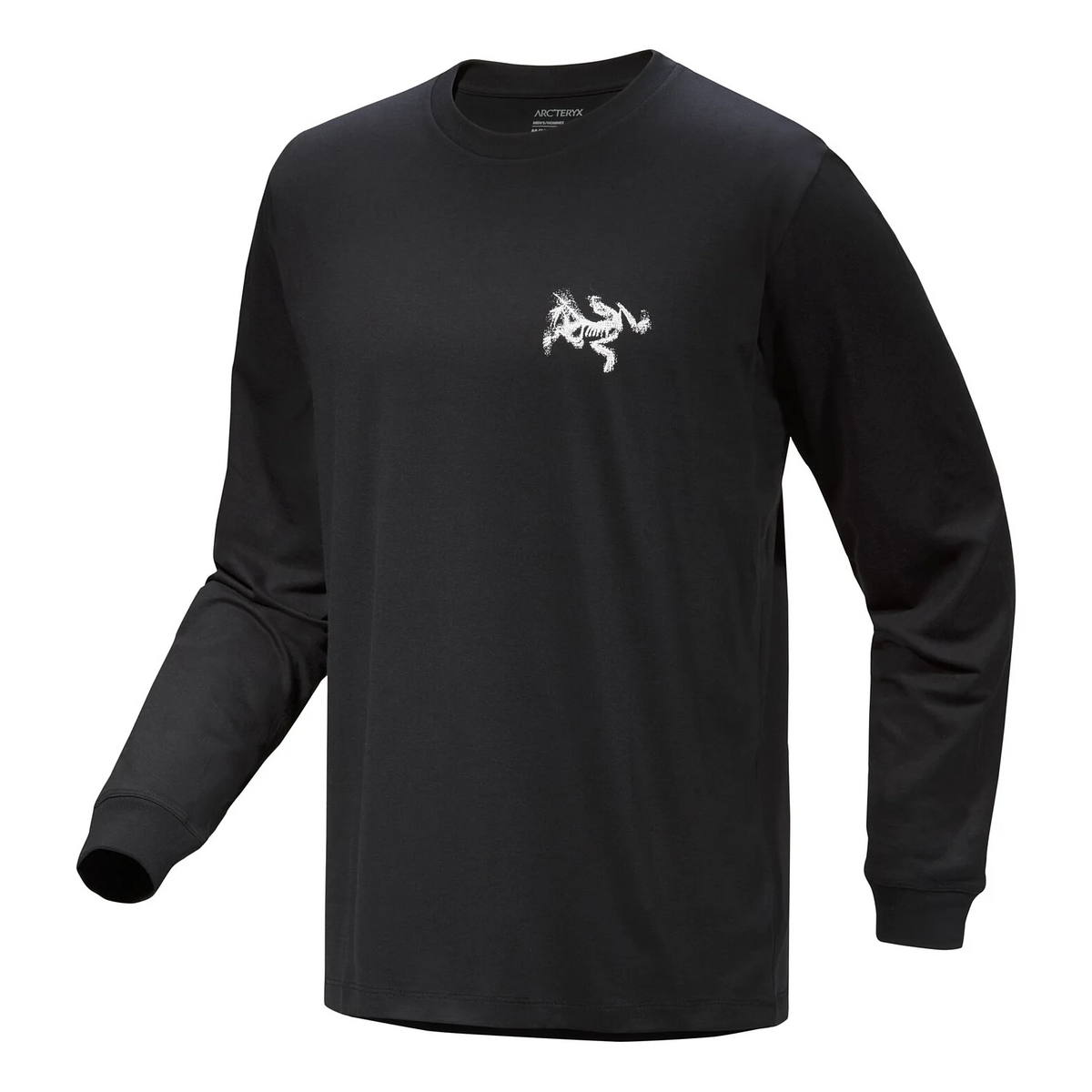 T-shirt à manches longues Kragg SL Cotton Bird Tile « Black »