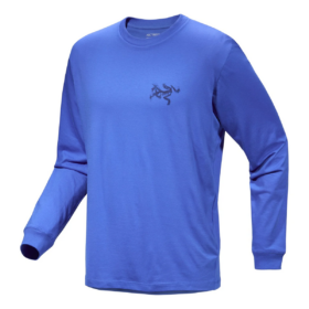T-shirt à manches longues Kragg SL Cotton Bird Tile « Blue »