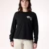 T-shirt à manches longues Kragg SL Cotton Bloom pour femme
