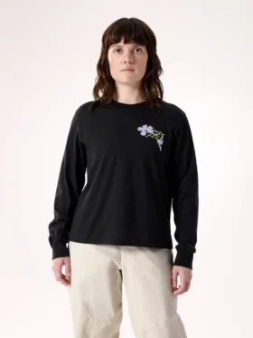 T-shirt à manches longues Kragg SL Cotton Bloom pour femme